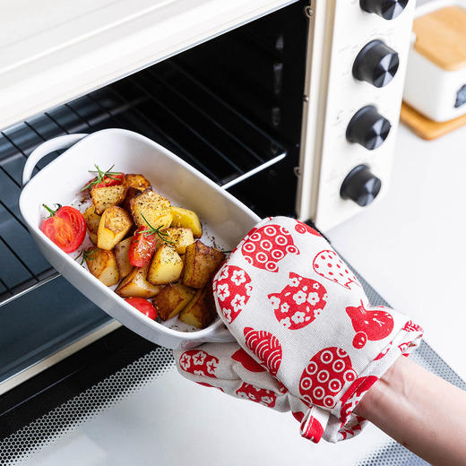 摩登主妇加厚隔热烤箱专用防烫手套烘焙微波炉家用耐高温厨房手套 商品图1