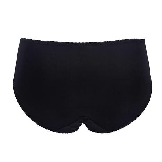 贝佳人正品刺绣网布透气内裤薄舒适中低腰平角裤女士收腹包臀底裤 商品图4