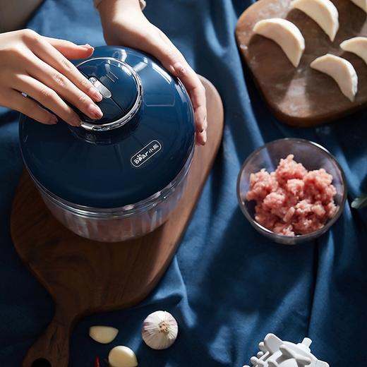 小熊（Bear）绞肉机家用电动玻璃剥蒜多能料理机绞馅机碎肉打肉机切菜搅拌机 QSJ-D03C1产地直发  商品图2