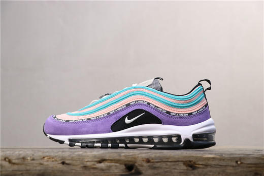 耐克/Nike Air Max 97 OG 银子弹全掌气垫跑鞋 耐克气垫跑鞋 荧光绿 黑 万花筒 笑脸黑红黄 白红 白红灰 黑白紫 纯白 商品图0
