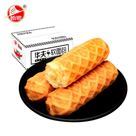 【华夫软面包800g】面包零食早餐糕点手撕面包礼盒整箱 商品图3