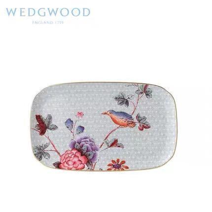 WDDGWOOD玮致活杜鹃（布谷鸟）骨瓷三明治盘点心盘长托盘 商品图0