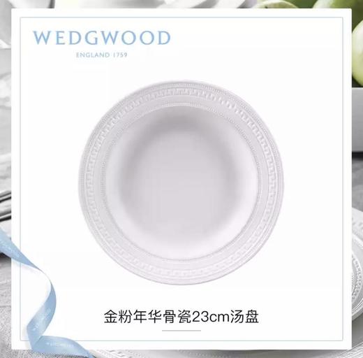 WEDGWOOD玮致活意大利浮雕骨瓷23厘米汤盘意面碗礼盒5C104005105 商品图0