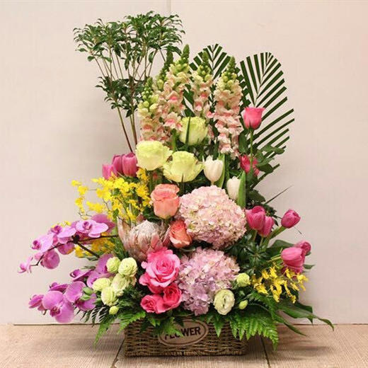 高端艺术花篮 款四 商品图0