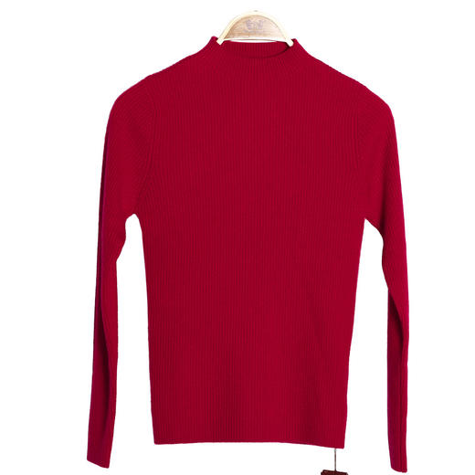 羊绒世家反季促销羊绒衫短款修身百搭毛衣女秋冬高领针织衫女套头 商品图7