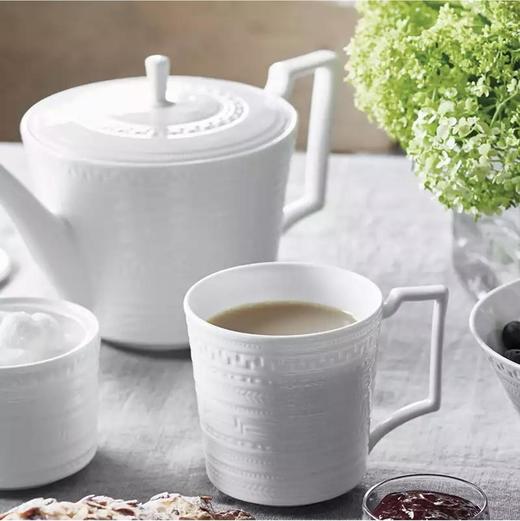 WEDGWOOD玮致活意大利浮雕茶杯骨瓷杯子咖啡杯茶水杯欧式礼盒白色5C104005108 商品图3