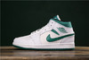 乔丹/Air Jordan AJ1 aj1 乔1 Air Jordan   灰黄荧光标 变色龙黑绿松石  白蓝红小闪电 乔1中帮白绿 南海岸青 中帮灰黄荧光标 商品缩略图10