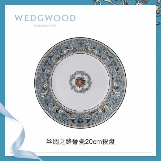 WEDGWOOD玮致活丝绸之路20cm餐盘骨瓷盘子餐具礼盒50102601006 商品图0