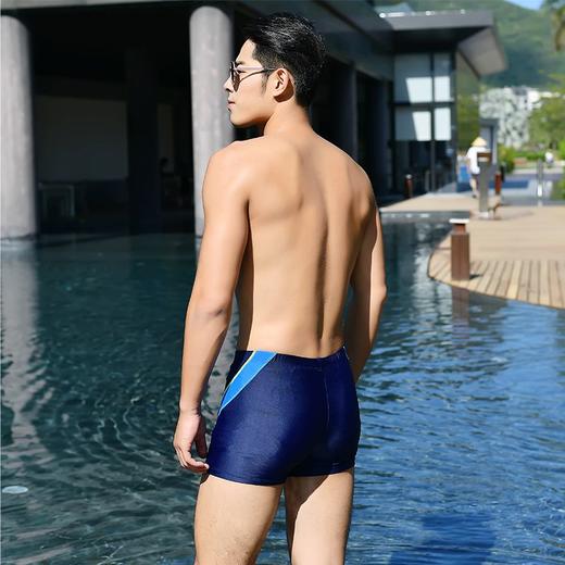 男士经典版型三分平角泳裤专业防尴尬海边度假装备可泡温泉 商品图4