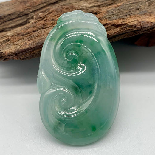 派瑞翡翠 翡翠如意 糯种 满绿 商品图3