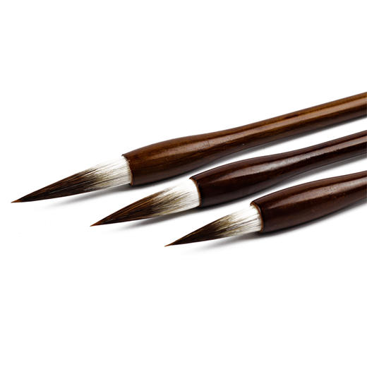 【落纸云烟】一品紫毫  国画染色渲染上色，行楷体，大中小三支装 商品图5