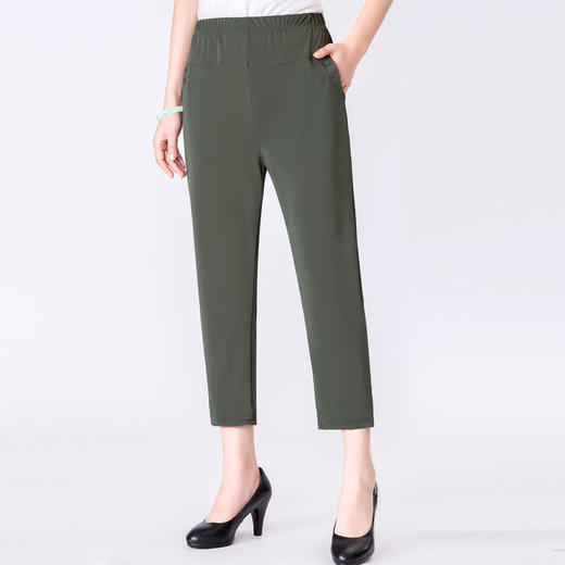 MQ-3500E夏季新款气质时尚休闲九分直筒裤YY 商品图1