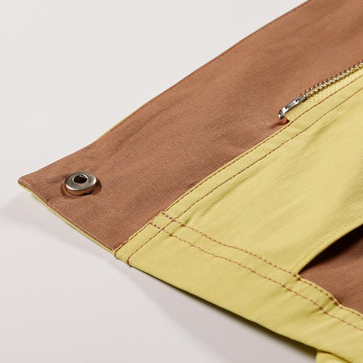 METTE2020早春新款女士中长款连帽风衣收腰抽绳时尚大口袋薄外套 商品图7