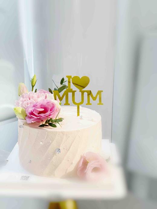 送给妈妈的鲜花蛋糕 ，鲜花因季节不同，略有色差 商品图1