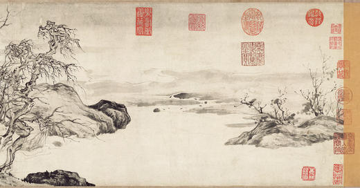 历代书画手卷百品绘画 唐寅 悟阳子养性图 手绘画册绘画书籍 生活艺术书 画集 风景速写 古风画集 名家画书籍 河南美术出版社 商品图3