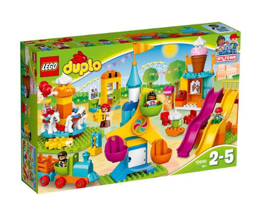 乐高lego积木得宝10840大型游乐园25岁大颗粒早教儿童玩具男孩女孩