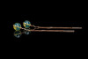 波浪·墨西哥蓝珀18K玫瑰金简单款耳饰 商品缩略图2