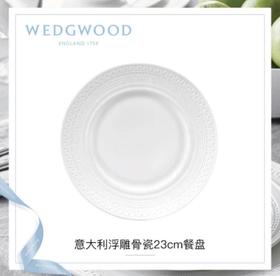 WEDGWOOD玮致活意大利浮雕23cm餐盘骨瓷盘子菜盘家用餐具欧式礼盒5C104005101