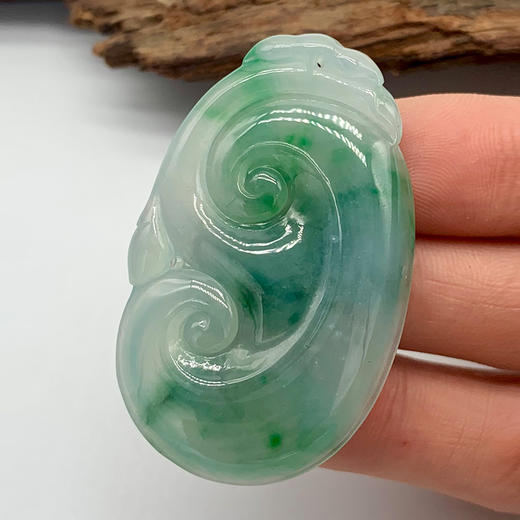 派瑞翡翠 翡翠如意 糯种 满绿 商品图2