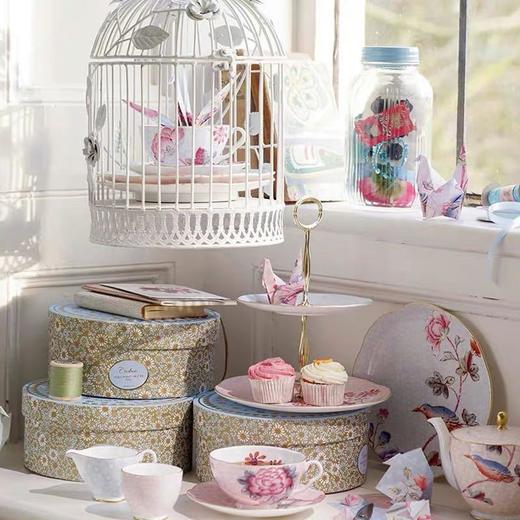 WDDGWOOD玮致活杜鹃（布谷鸟）骨瓷三明治盘点心盘长托盘 商品图2