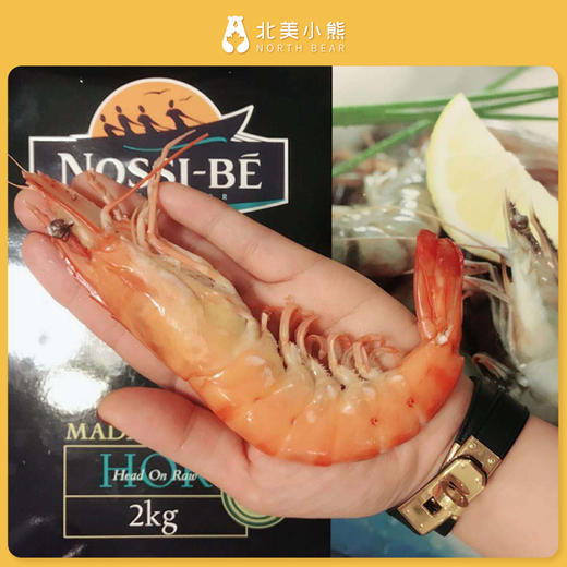 马达加斯加黑虎虾宝宝辅食2kg/盒  规格35-40#北京仓 商品图6