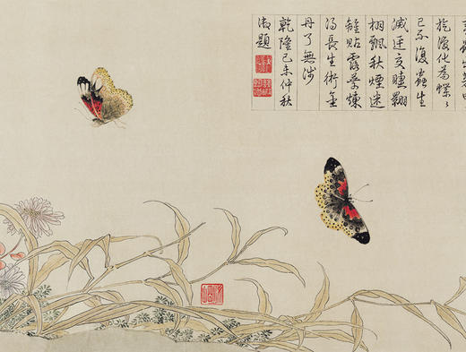 历代书画手卷百品绘画 赵昌 写生蛺蝶图 手绘画册 绘画书籍 生活艺术书 画集 风景速写 古风画集 名家画书籍 河南美术出版社 商品图2