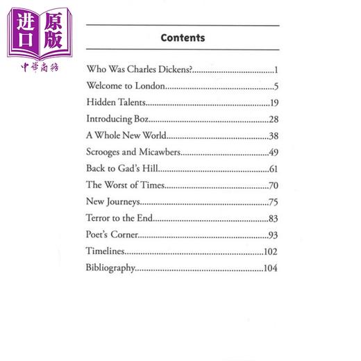 预售 【中商原版】谁是查尔斯·狄更斯 Who Was Charles Dickens 儿童科普文学 章节书 桥梁书 英文原版 7-12岁 Who was系列 商品图2