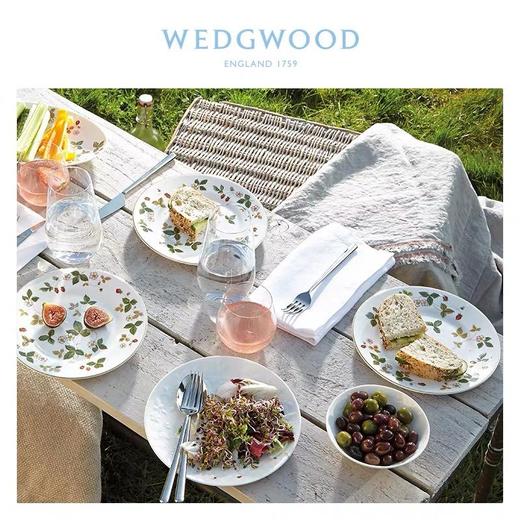 WEDGWOOD玮致活野草莓20cm骨瓷汤盘深盘欧式盘子餐盘餐具礼盒家用50105501013 商品图2