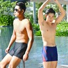 男士经典版型三分平角泳裤专业防尴尬海边度假装备可泡温泉 商品缩略图0