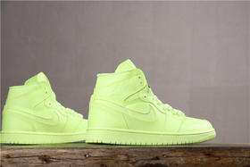 乔丹/Air Jordan  aj1 AJ1 乔丹1代 乔丹1 乔1 Air Jordan 1  乔1高帮粉黑绿 货号：AH7389-700 乔1反光荧光绿 36-46