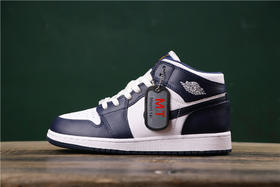 乔丹/Air Jordan AJ1 aj1 乔丹1代 乔1 乔丹1代中帮系列 Air Jordan 1 MID 货号：554724-174 乔1中帮黑曜石