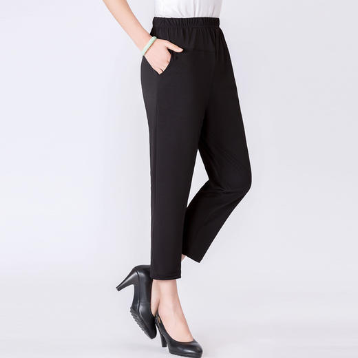 MQ-3500E夏季新款气质时尚休闲九分直筒裤YY 商品图3