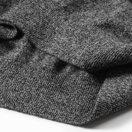 羊绒世家2020秋冬新款男士圆领100%羊绒衫内搭保暖双色花纱薄毛衣 商品图9