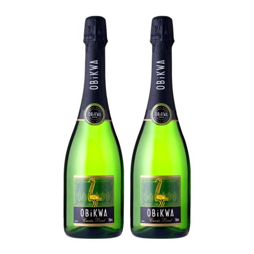 【双支特惠装】南非原瓶进口葡萄酒 奥卡瓦起泡葡萄酒 Obikwa sparkling 750ml*2 商品图0