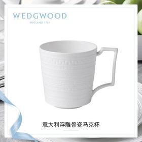 WEDGWOOD玮致活意大利浮雕骨瓷马克杯咖啡茶水杯礼盒5C104003980