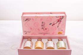 楚三湖5%VOL黄桃酒250ml*4瓶