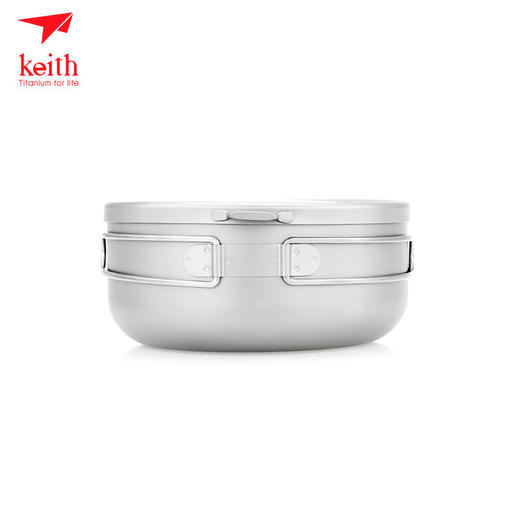 铠斯 钛饭盒 带盖大号便当盒 家用户外野餐露营 1000ML容量 Ti5328 商品图1