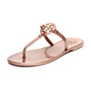 TORY BURCH 托里·伯奇 女士PVC人字拖凉鞋  粉色 51148678 654 商品缩略图0