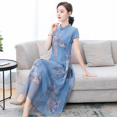 AHM  7226 2020年新款连衣裙旗袍复古时尚气质【限量】 商品图1