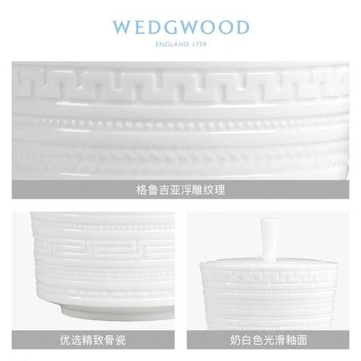 WEDGWOOD玮致活意大利浮雕200ml骨瓷汤盅燕窝盅糖水盅炖盅带盖5C104005111 商品图1