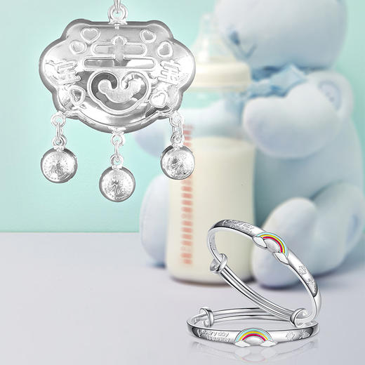 纯银宝宝三件套 商品图0