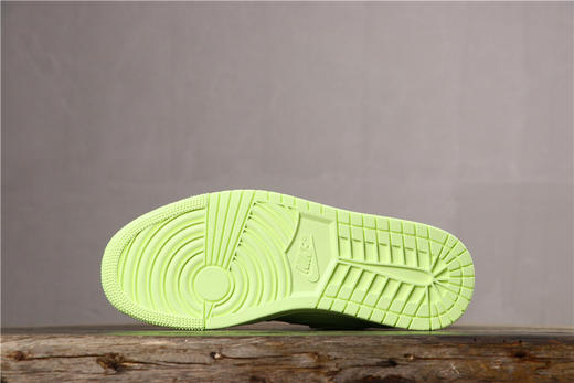 乔丹/Air Jordan  aj1 AJ1 乔丹1代 乔丹1 乔1 Air Jordan 1  乔1高帮粉黑绿 货号：AH7389-700 乔1反光荧光绿 36-46 商品图6
