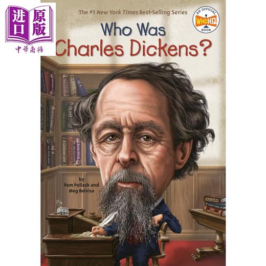 预售 【中商原版】谁是查尔斯·狄更斯 Who Was Charles Dickens 儿童科普文学 章节书 桥梁书 英文原版 7-12岁 Who was系列 商品图0