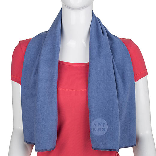 《5送1 12送3》华威特超细纤维止滑瑜伽铺巾/汗巾（无颗粒） 商品图10