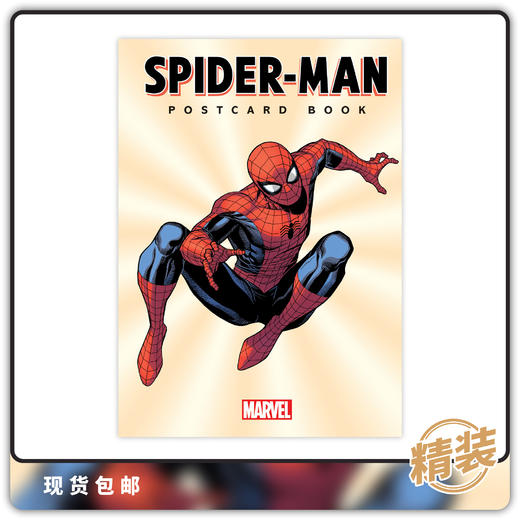 合集 漫威 蜘蛛侠 明信片书 Spider-Man Postcard Book 精装 英文原版 商品图0