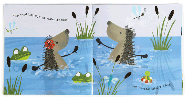 刺猬的抱抱套装书5本一套hedgehugshideandsqueak