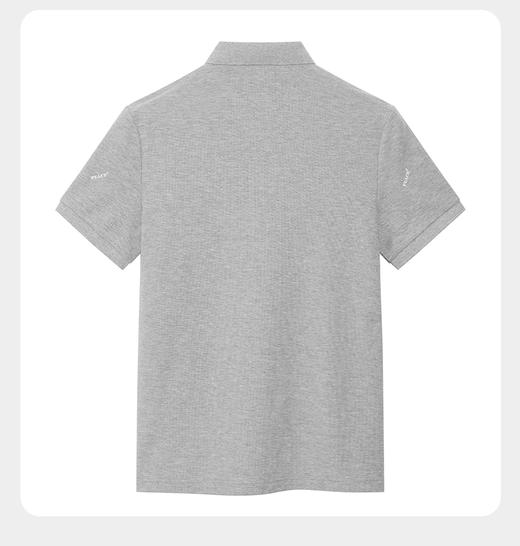 太平鸟男装灰色polo衫纯棉翻领短袖t恤男b1dba2563