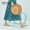 西村名物2020夏新款女 复古简约低跟穆勒拖ins方头蝴蝶结纯色半拖 X20AH19941 商品缩略图2