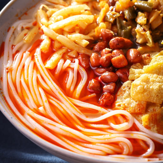 素食食品螺蛳粉广西柳州纯素风味粉酸辣米粉285g3盒包邮