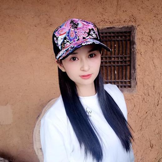 QYSM-MZ0129新款复古民族风刺绣鸭舌棒球帽 商品图0